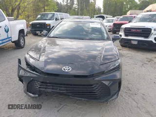 2025 Toyota Camry LE with VIN 4T1DAACKXSU541257, listed as a IAAI auction lot 42052246 with 13,585 mi miles and . Bid and sale history available at DreamBid. Image 12.