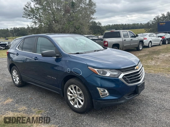2021 Chevrolet Equinox LT with VIN 3GNAXJEV6ML378169, listed as a Copart auction lot 82014174 with 98,349 mi miles and Clean title. Bid and sale history available at DreamBid. Image 1.