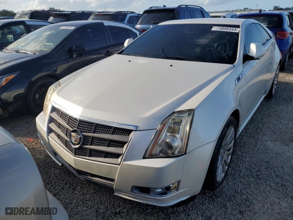 2011 Cadillac CTS Coupe Performance with VIN 1G6DJ1ED3B0148102, listed as a Copart auction lot 73806344 with 117,302 mi miles and Salvage Title. Bid and sale history available at carsss.com. Image 5.