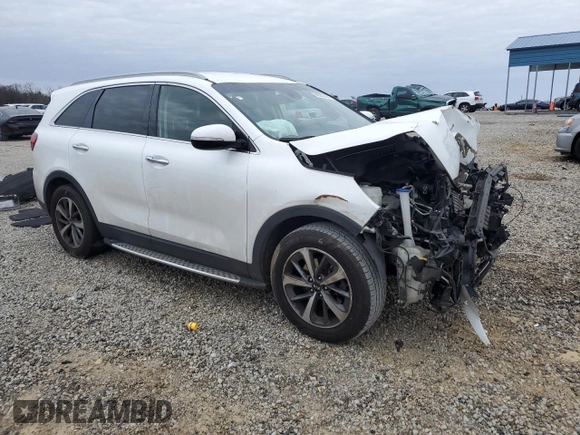 2019 Kia Sorento EX with VIN 5XYPH4A58KG501224, listed as a Copart auction lot 86305184 with Not provided miles and Non repairable. Bid and sale history available at DreamBid. Image 4.