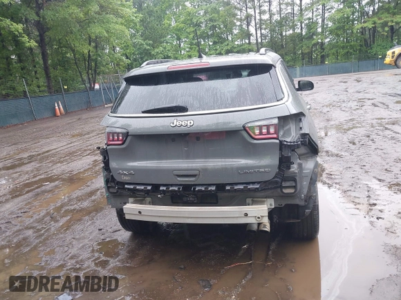 2020 Jeep Compass Limited with VIN 3C4NJDCB4LT126814, listed as a IAAI auction lot 42352025 with 92,754 mi miles and . Bid and sale history available at DreamBid. Image 16.