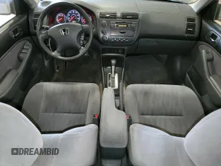 2005 Honda Civic LX with VIN 2HGES16545H504239, listed as a Copart auction lot 53950195 with 183,814 mi miles and Salvage Title. Bid and sale history available at DreamBid. Image 8.