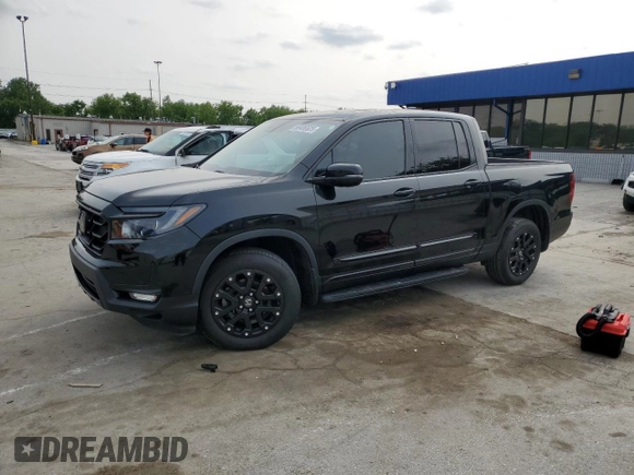 2022 Honda Ridgeline RTL-E with VIN 5FPYK3F79NB010478, listed as a Copart auction lot 60486525 with 53,029 mi miles and Salvage title. Bid and sale history available at DreamBid. Image 1.
