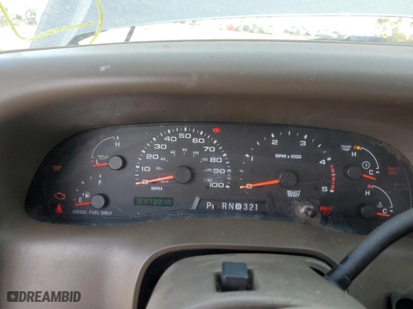 2004 Ford Super Duty F-250 XL with VIN 1FTNX21PX4EB28859, listed as a Copart auction lot 43209385 with 247,021 mi miles and Salvage Title. Bid and sale history available at carsss.com. Image 9.