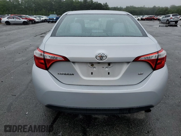 2014 Toyota Corolla L with VIN 2T1BURHEXEC161776, listed as a Copart auction lot 61226005 with 205,169 mi miles and Salvage title. Bid and sale history available at DreamBid. Image 6.