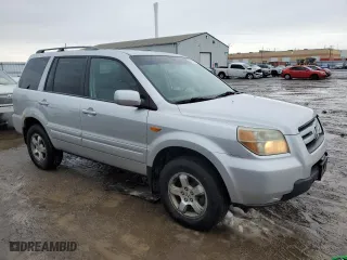2008 Honda Pilot EX-L with VIN 5FNYF187X8B501905, listed as a Copart auction lot 47792545 with 222,029 mi miles and Clean Title. Bid and sale history available at carsss.com. Image 4.