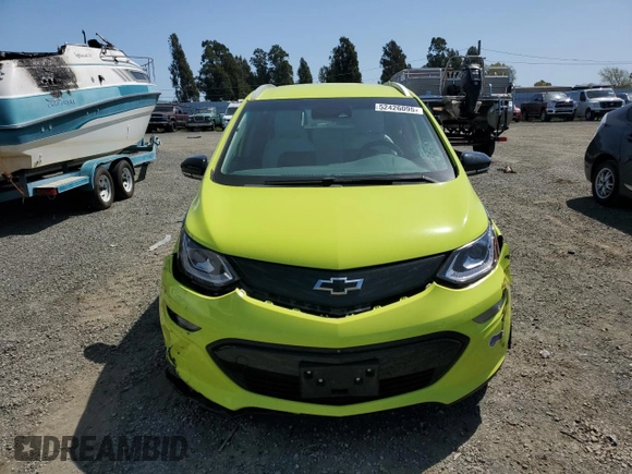 2019 Chevrolet Bolt EV Premier with VIN 1G1FZ6S02K4110388, listed as a Copart auction lot 52426095 with 65,913 mi miles and Salvage title. Bid and sale history available at DreamBid. Image 5.