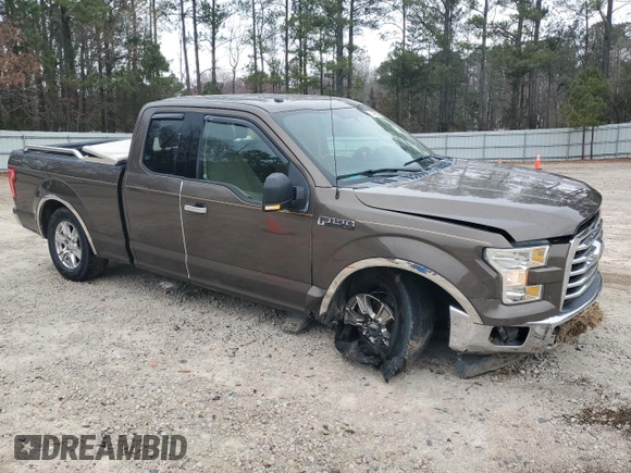 2017 Ford F-150 XL with VIN 1FTEX1CF9HFA63727, listed as a Copart auction lot 47965765 with 114,545 mi miles and Salvage Title. Bid and sale history available at carsss.com. Image 4.