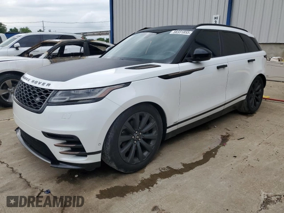 2018 Land Rover Range Rover Velar R-Dynamic SE with VIN SALYL2RVXJA765712, listed as a Copart auction lot 58331855 with 120,101 mi miles and Salvage title. Bid and sale history available at DreamBid. Image 1.