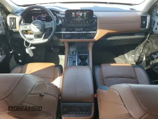 2024 Nissan Pathfinder Platinum with VIN 5N1DR3DH3RC233340, listed as a Copart auction lot 46373455 with 14,057 mi miles and Salvage title. Bid and sale history available at DreamBid. Image 8.