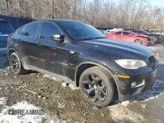 2014 BMW X6 xDrive35i with VIN 5UXFG2C56E0C44222, listed as a Copart auction lot 89271565 with 104,740 mi miles and Salvage Title. Bid and sale history available at carsss.com. Image 4.
