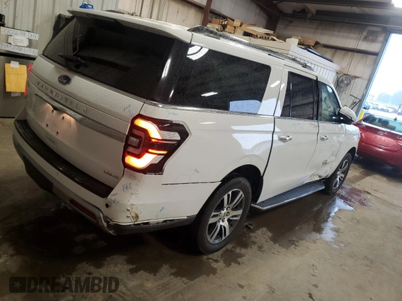 2022 Ford Expedition Max Limited z VIN 1FMJK1KT5NEA30192, wystawiony jako Copart lot #60736955 z przebiegiem 59 838 mil mil oraz Szkoda całkowita • Salvage title. Historia ofert i sprzedaży dostępna na DreamBid. Obrazek 3.