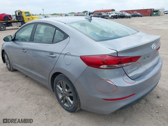 2017 Hyundai Elantra Limited with VIN 5NPD84LF3HH072908, listed as a IAAI auction lot 42106855 with 104,942 mi miles. Bid and sale history available at carsss.com. Image 3.