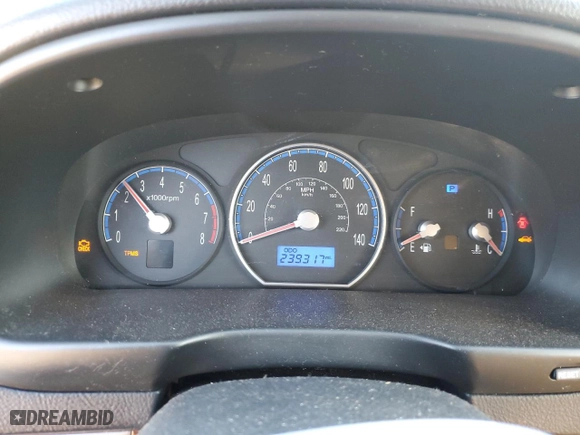 2007 Hyundai Santa Fe GLS with VIN KM8SG13D07U126043, listed as a Copart auction lot 89073405 with 239,317 mi miles and Salvage Title. Bid and sale history available at carsss.com. Image 9.
