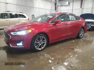 2020 Ford Fusion Hybrid Titanium with VIN 3FA6P0RU5LR129860, listed as a Copart auction lot 45418015 with 79,977 mi miles and Salvage Title. Bid and sale history available at carsss.com. Image 1.