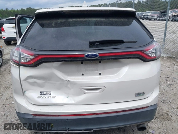 2015 Ford Edge SEL with VIN 2FMTK3J99FBC37403, listed as a IAAI auction lot 41970971 with 136,097 mi miles. Bid and sale history available at carsss.com. Image 6.