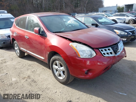 2013 Nissan Rogue S with VIN JN8AS5MV4DW140108, listed as a IAAI auction lot 41755922 with 167,136 mi miles and . Bid and sale history available at DreamBid. Image 1.