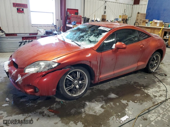 2008 Mitsubishi Eclipse GS with VIN 4A3AK24F98E039352, listed as a Copart auction lot 41743014 with 111,531 mi miles and Clean Title. Bid and sale history available at carsss.com. Image 1.