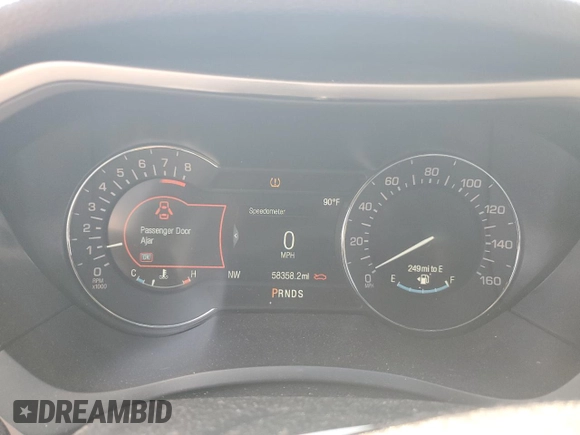 2017 Lincoln MKZ Premiere with VIN 3LN6L5A93HR638584, listed as a Copart auction lot 63190085 with 58,358 mi miles and Salvage title. Bid and sale history available at DreamBid. Image 9.