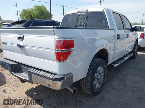 2014 Ford F-150 XL with VIN 1FTFW1ET3EFA89424, listed as a IAAI auction lot 42066869 with 163,110 mi miles. Bid and sale history available at carsss.com. Image 4.