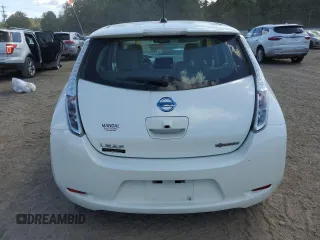 2016 Nissan LEAF S with VIN 1N4BZ0CP8GC309303, listed as a Copart auction lot 71100714 with 35,129 mi miles and Salvage Title. Bid and sale history available at carsss.com. Image 6.