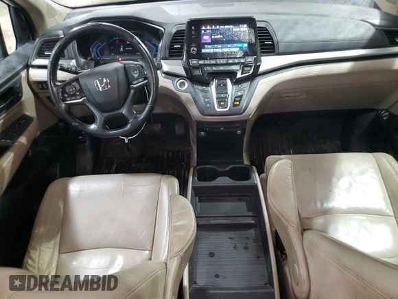 2019 Honda Odyssey EX-L with VIN 5FNRL6H70KB120310, listed as a Copart auction lot 51616445 with 124,398 mi miles and Salvage Title. Bid and sale history available at carsss.com. Image 8.