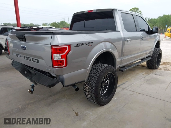 2020 Ford F-150 XL with VIN 1FTEW1EP5LKD86391, listed as a IAAI auction lot 42624676 with 54,066 mi miles and . Bid and sale history available at DreamBid. Image 4.