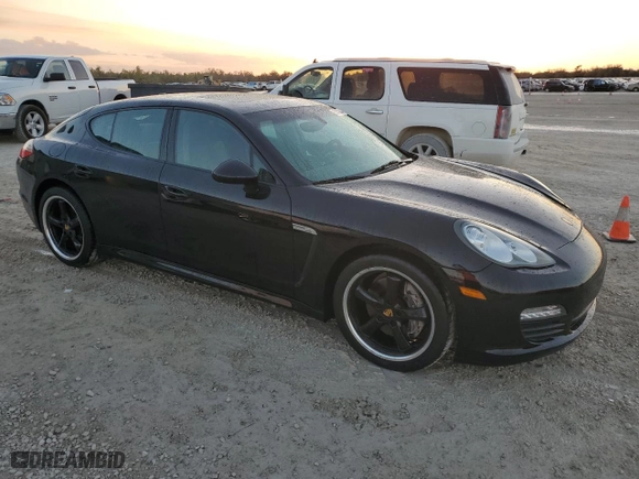 2011 Porsche Panamera with VIN WP0AA2A7XBL010755, listed as a Copart auction lot 88860765 with 0 mi miles and Salvage Title. Bid and sale history available at carsss.com. Image 4.