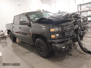 2015 Chevrolet Silverado 1500 LTZ with VIN 3GCUKSEJ9FG448699, listed as a IAAI auction lot 41372615 with 156,010 mi miles. Bid and sale history available at carsss.com. Image 1.