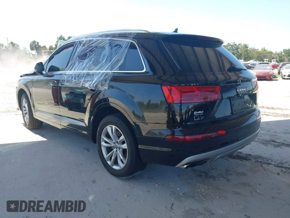 2017 Audi Q7 Premium Plus with VIN WA1LHAF75HD040203, listed as a IAAI auction lot 42064687 with 100,845 mi miles and . Bid and sale history available at DreamBid. Image 3.