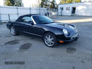 2002 Ford Thunderbird Hardtop Premium with VIN 1FAHP60A52Y107355, listed as a Copart auction lot 42348645 with 92,260 mi miles and Salvage Title. Bid and sale history available at DreamBid. Image 4.