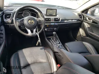 2014 Mazda 3 i Grand Touring with VIN JM1BM1M73E1173281, listed as a Copart auction lot 53164215 with 227,983 mi miles and Salvage Title. Bid and sale history available at DreamBid. Image 8.