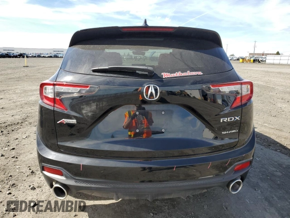 2021 Acura RDX w/A-Spec Package with VIN 5J8TC2H60ML018030, listed as a Copart auction lot 50355625 with 49,699 mi miles and Salvage Title. Bid and sale history available at carsss.com. Image 6.