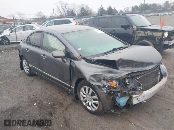 2011 Honda Civic LX with VIN 19XFA1F5XBE024168, listed as a IAAI auction lot 41801157 with 173,340 mi miles and . Bid and sale history available at DreamBid. Image 1.