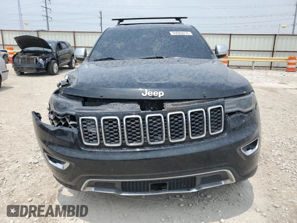 2017 Jeep Grand Cherokee Limited with VIN 1C4RJFBT4HC678985, listed as a Copart auction lot 55685014 with 122,188 mi miles and Salvage title. Bid and sale history available at DreamBid. Image 5.