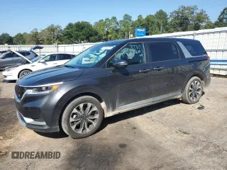 2024 Kia Carnival EX with VIN KNDNC5H39R6440916, listed as a Copart auction lot 74666894 with 6,948 mi miles and Salvage Title. Bid and sale history available at carsss.com. Image 1.