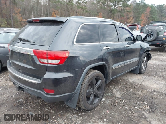 2012 Jeep Grand Cherokee Overland with VIN 1C4RJECT7CC334116, listed as a IAAI auction lot 40968071 with 98,794 mi miles. Bid and sale history available at carsss.com. Image 4.
