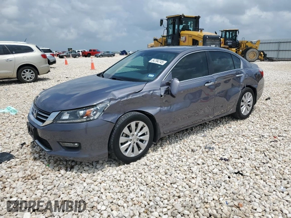 2015 Honda Accord EX-L with VIN 1HGCR2F89FA202366, listed as a Copart auction lot 54794745 with 104,084 mi miles and Salvage title. Bid and sale history available at DreamBid. Image 1.