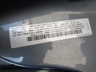2011 Volkswagen Jetta Sedan SE PZEV with VIN 3VWDZ7AJ4BM080178, listed as a IAAI auction lot 41772185 with 140,897 mi miles. Bid and sale history available at carsss.com. Image 9.