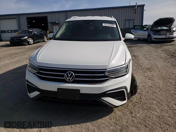 2022 Volkswagen Tiguan SE with VIN 3VV2B7AX4NM089729, listed as a Copart auction lot 55152505 with 49,135 mi miles and Salvage title. Bid and sale history available at DreamBid. Image 14.