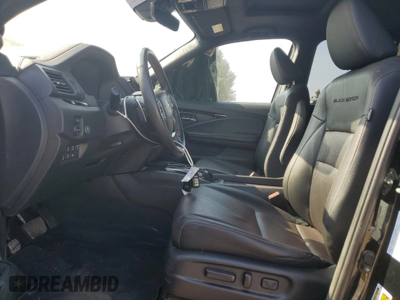 2023 Honda Ridgeline Black Edition with VIN 5FPYK3F85PB019576, listed as a Copart auction lot 48588305 with 56,563 mi miles and Salvage title. Bid and sale history available at DreamBid. Image 7.