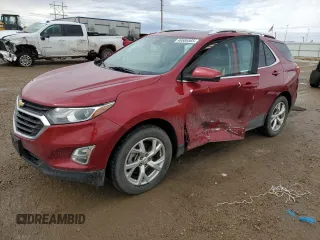 2018 Chevrolet Equinox LT with VIN 3GNAXTEX3JS579221, listed as a Copart auction lot 46586565 with 33,973 mi miles and Salvage Title. Bid and sale history available at carsss.com. Image 1.