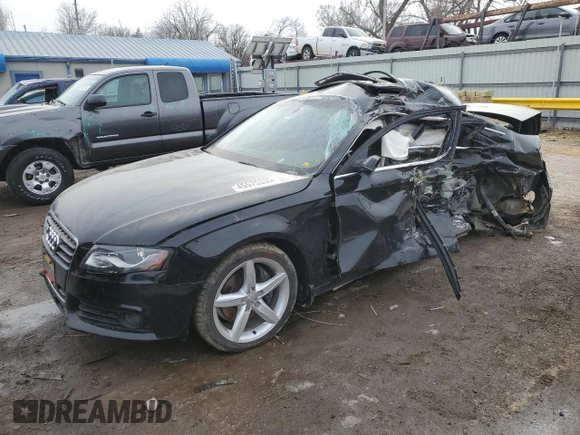 2011 Audi A4 2.0T Premium Plus with VIN WAUHFAFL1BN007258, listed as a Copart auction lot 45575335 with 125,743 mi miles and Salvage Title. Bid and sale history available at carsss.com. Image 1.