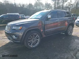 2014 Jeep Grand Cherokee Overland with VIN 1C4RJFCT8EC183165, listed as a IAAI auction lot 41298114 with 114,187 mi miles. Bid and sale history available at carsss.com. Image 17.