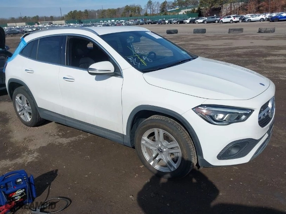 2021 Mercedes-Benz GLA with VIN W1N4N4HB4MJ248695, listed as a IAAI auction lot 41643418 with 19,858 mi miles. Bid and sale history available at carsss.com. Image 1.
