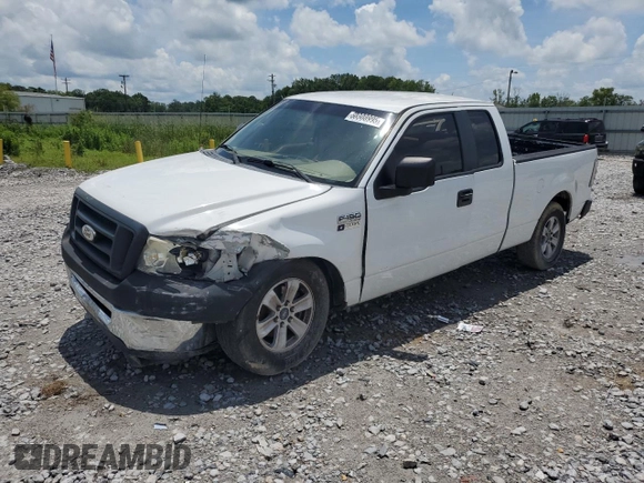 2008 Ford F-150 STX with VIN 1FTRX12W78KD35296, listed as a Copart auction lot 60308995 with 174,296 mi miles and Salvage title. Bid and sale history available at DreamBid. Image 1.