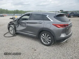 2019 Infiniti QX50 Essential z VIN 3PCAJ5M10KF144752, wystawiony jako Copart lot #53384075 z przebiegiem 89 146 mil mil oraz Szkoda całkowita • Salvage title. Historia ofert i sprzedaży dostępna na DreamBid. Obrazek 2.