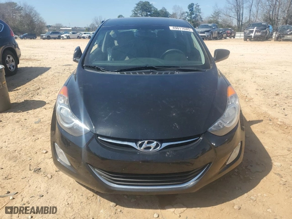 2013 Hyundai Elantra GLS with VIN 5NPDH4AE2DH385307, listed as a Copart auction lot 49011685 with 187,731 mi miles and Salvage Title. Bid and sale history available at carsss.com. Image 5.