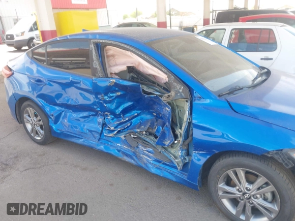 2018 Hyundai Elantra SEL with VIN 5NPD84LF9JH380476, listed as a IAAI auction lot 42032354 with 60,289 mi miles. Bid and sale history available at carsss.com. Image 6.