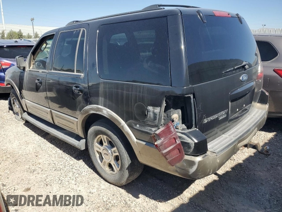 2003 Ford Expedition Eddie Bauer с VIN 1FMPU17L63LA96868, выставлен на аукционе Copart как лот 50475775 с пробегом 249 704 миль миль и На запчасти • Non repairable. История ставок и продаж доступна на DreamBid. Изображение 2.